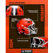 Cleveland Browns Riddell Pocket Pro Speed Helmet New 2024 Primary