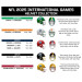 Madrid Spain 2025 NFL International Games Riddell Mini Speed Helmet New 2025
