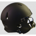 Riddell Matte Black with Black Parts Blank Customizable Speed Mini Football Helmet Shell