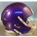 Riddell Purple Metallic Blank Customizable Speed Mini Football Helmet Shell