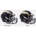 San Diego Chargers 1988-2006 Throwback Helmet vs Los Angeles Chargers 2005 On-Field Alternate Helmet