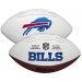 Buffalo Bills White Wilson Official Size Autograph Series Signature Football