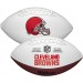 Cleveland Browns White Wilson Official Size Autograph Series Signature Football