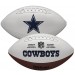 Dallas Cowboys White Wilson Official Size Autograph Series Signature Football