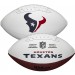 Houston Texans White Wilson Official Size Autograph Series Signature Football