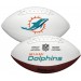 Miami Dolphins White Wilson Official Size Autograph Series Signature Football