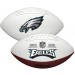 Philadelphia Eagles White Wilson Official Size Autograph Series Signature Football